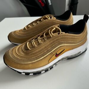 Nike Air Max 97 OG - M 10.5 - Metallic Gold/Black/White/Varsity Red